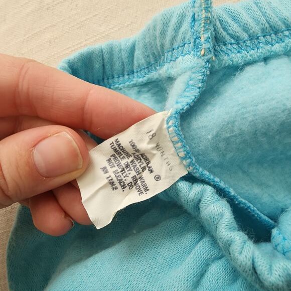 Vintage Matching Blue Sweats Set 12 months - Picture 5 of 7